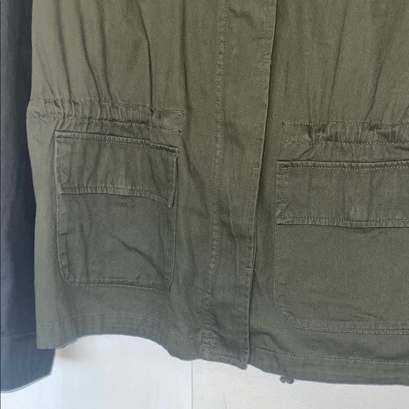 a.n.a Green Utility Jacket with Stand-Up Collar - Picture 3 of 8